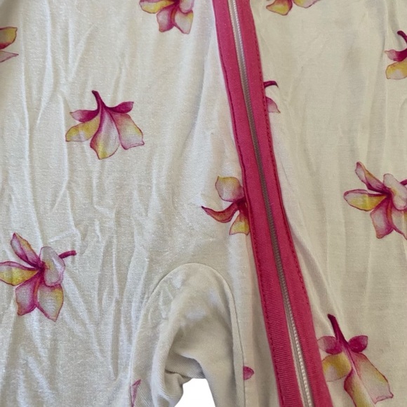 Coco Moon Plumeria Bamboo Coverall 3-6 months - Picture 3 of 9